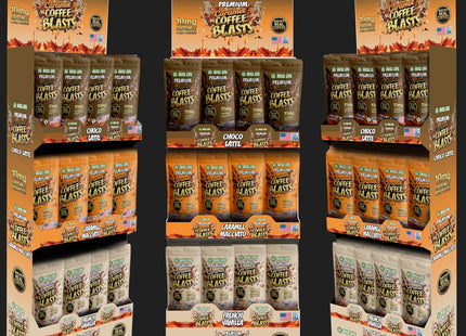 Bliss Life Caramel Coffee Blasts - 60 Count Floor Shipper