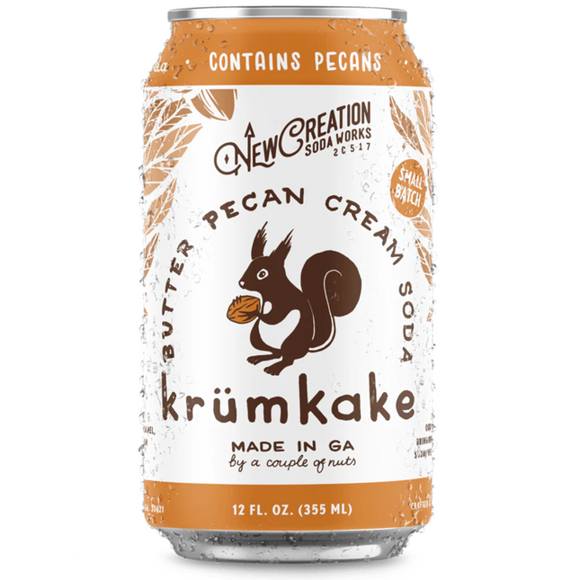 New Creation Krumkake Butter Pecan Cream Soda (12 oz)