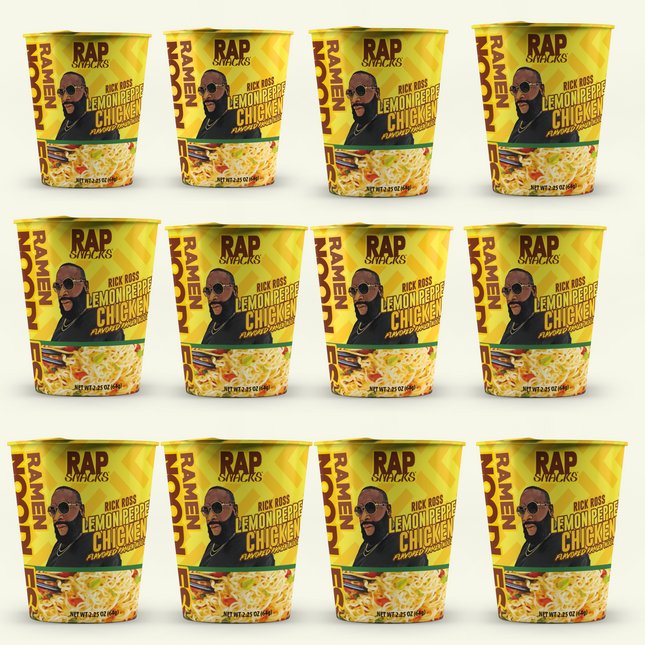 Rap Snacks Rick Ross Lemon Pepper Chicken Flavor Ramen Noodles  2.25oz