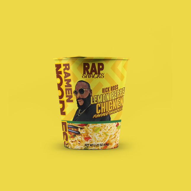 Rap Snacks Rick Ross Lemon Pepper Chicken Flavor Ramen Noodles  2.25oz