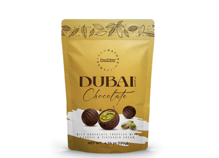 Beemax Dubai Chocolate Truffle Balls 4.24oz (Pack of 12)