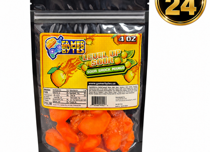 Gamer Bytes Level Up Sour Lychee Voltage Candy (4 oz) CASE OF 24