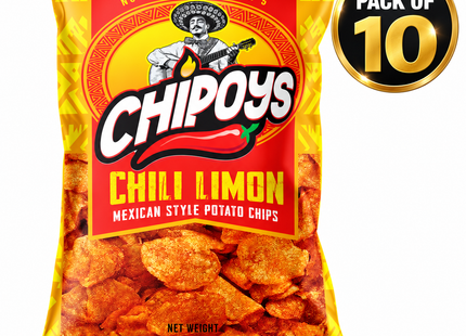 Chipoys Chili Limón Potato Chips (2.5oz)