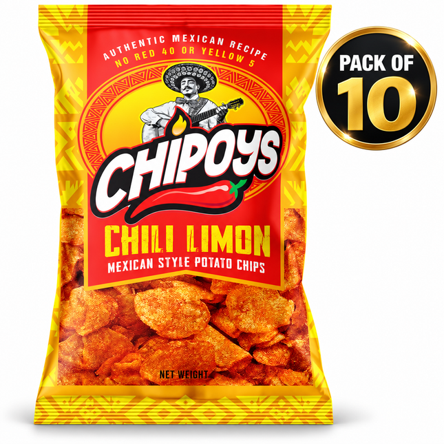 Chipoys Chili Limón Potato Chips (2.5oz)