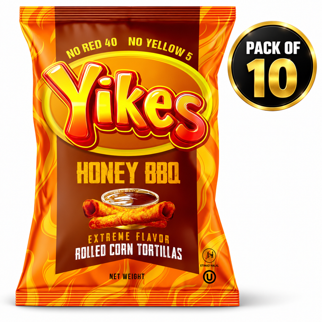 Yikes! Honey BBQ Rolled Corn Tortillas (4 oz)