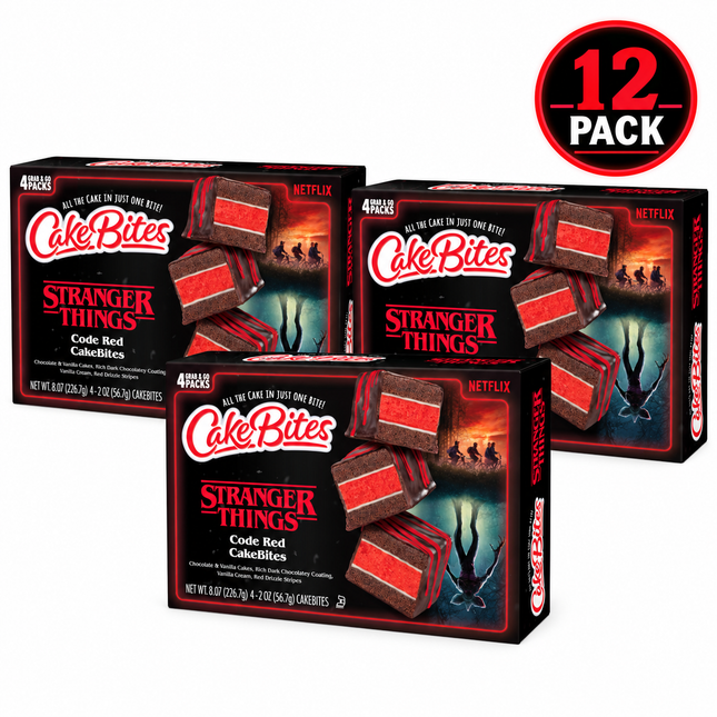 CakeBites Stranger Things Code Red Family (12-Pack)