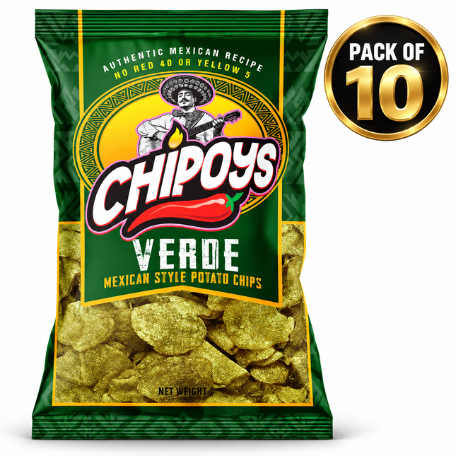 Chipoys Verde Potato Chips (2.5oz)