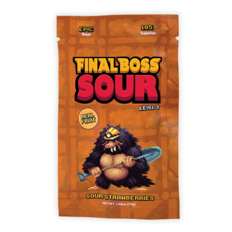 Final Boss Sour Level 3 Sour Strawberries
