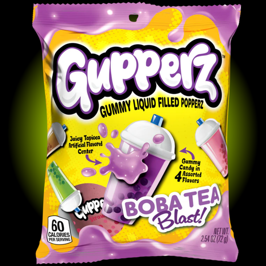 Gupperz Boba Tea Blast Candy (2.54 oz) - 12 Pack
