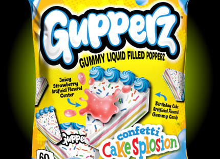 Gupperz Confetti Cakesplosion Candy (2.54 oz)