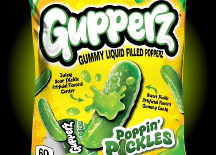 Gupperz Poppin' Pickles Candy (2.54 oz)