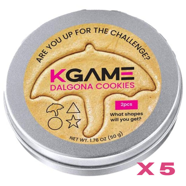 Dalgona Cookies 5 Tins Family Fun