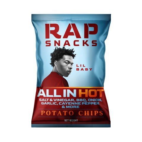 Rap Snacks Lil Baby | All in HOT Potato Chips