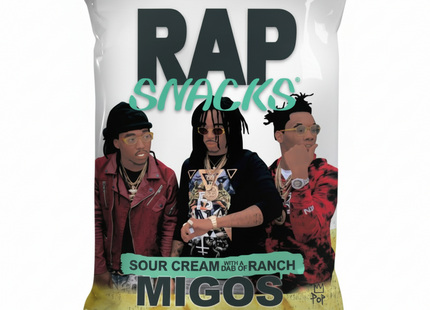 Rap Snacks Migos Sour Cream Potato Chips (2.5 oz)