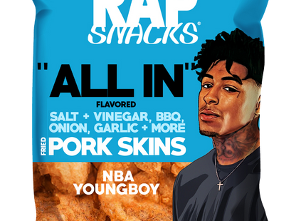 Rap Snacks NBA Youngboy "All In" Flavored Fried Pork Skins (1.75oz)