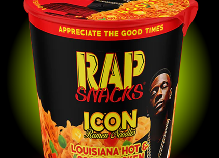 Rap Snacks Icon Lil Boosie Louisiana Hot & Spicy Chicken Ramen Noodles Cup (2.25)