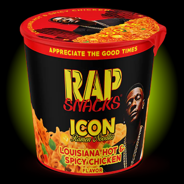Rap Snacks Icon Lil Boosie Louisiana Hot & Spicy Chicken Ramen Noodles Cup (2.25)
