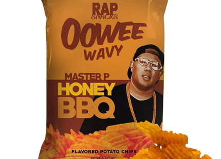 Rap Snacks Master P Oowee Wavy Honey BBQ Potato Chips (2.5 oz)