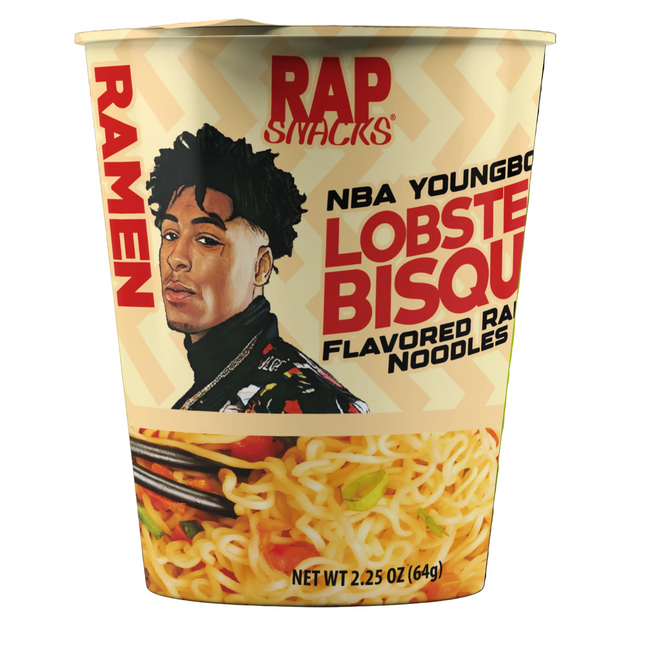 Rap Snacks NBA Youngboy Lobster Bisque Flavor Ramen Noodles (2.25 oz)