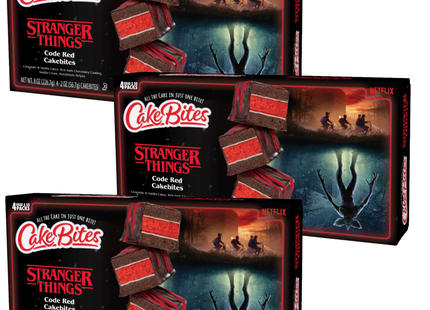 CakeBites Stranger Things Code Red Family (3-Pack)