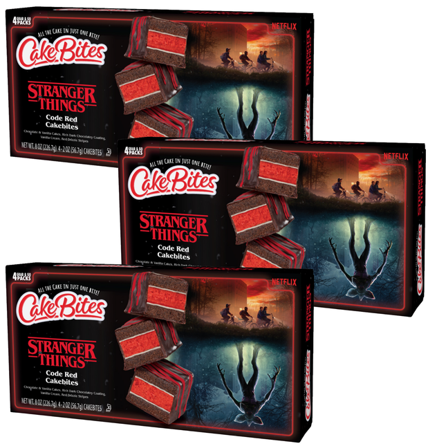 CakeBites Stranger Things Code Red Family (3-Pack)