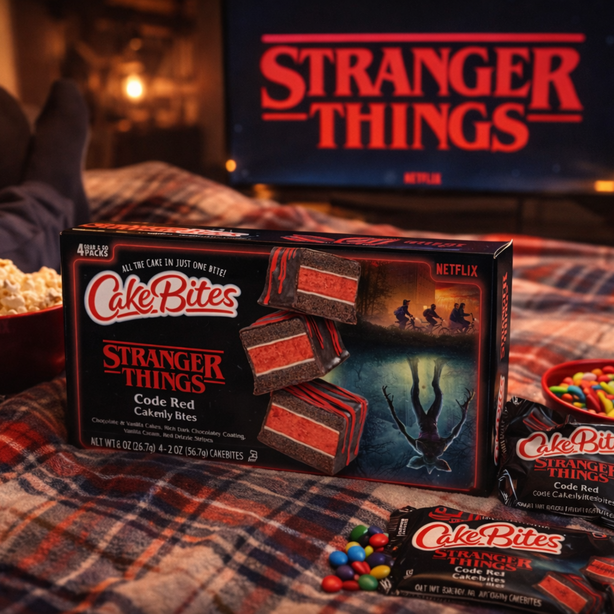 Stranger Things Code CakeBites Stranger Things Code Red Family (3-Pack) – Gamer Bytes