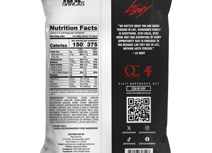 Rap Snacks Lil Baby | Bar-B-Quin with my Honey Heat Potato Chips (3 Bags)