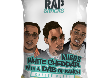 Rap Snacks Migos White Cheddar With a Dab of Ranch Cheese Puffs (2.5oz)