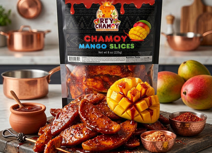 Rey Chamoy Dehydrated Mango Slices (8 oz)(24pack)
