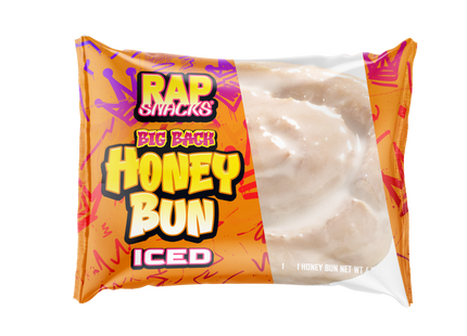 Rap Snacks Big Back Iced Honey Bun