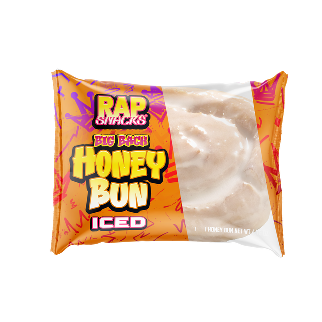 Rap Snacks Big Back Iced Honey Bun