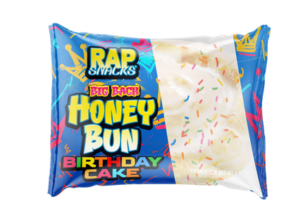 Rap Snacks Big Back Birthday Cake Honey Bun
