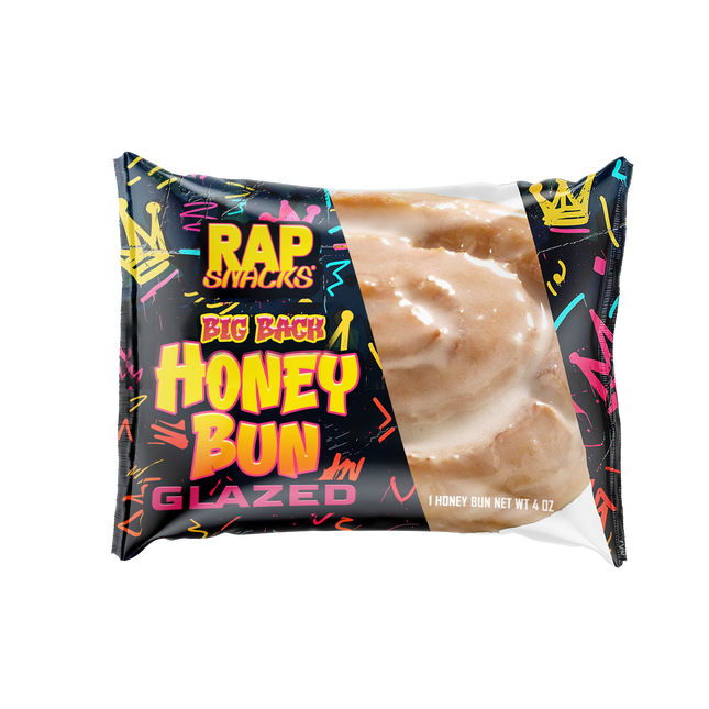 Rap Snacks Big Back Glazed Honey Bun