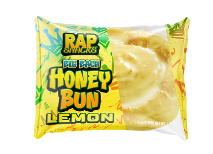 Rap Snacks Big Back Lemon Honey Bun