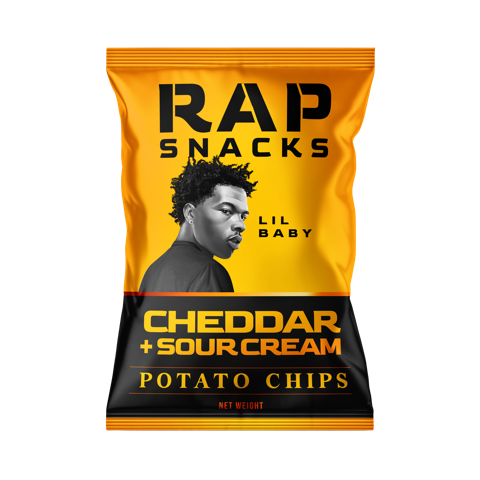 Rap Snacks Lil Baby Cheddar + Sour Cream Chips (2oz)