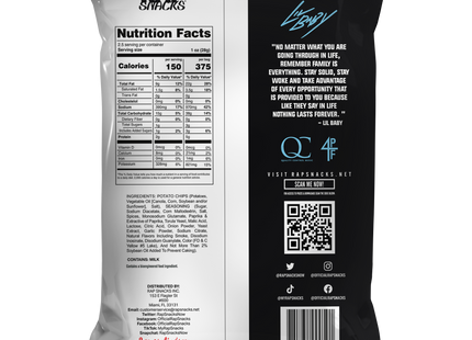 Rap Snacks Lil Baby | All in HOT Potato Chips