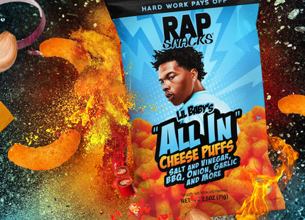 Rap Snacks Lil Baby's All In Cheese Puffs (2.5oz)