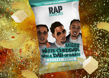 Rap Snacks Migos White Cheddar With a Dab of Ranch Cheese Puffs (2.5oz)