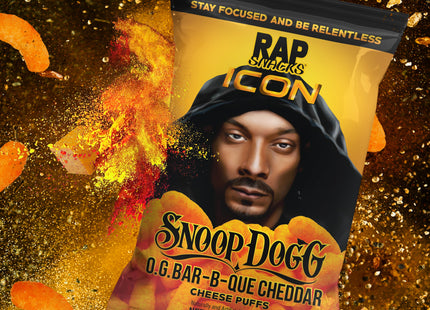 Rap Snacks Snoop Dogg O.G. Bar-B-Que Cheddar Cheese Puffs (2.5oz)