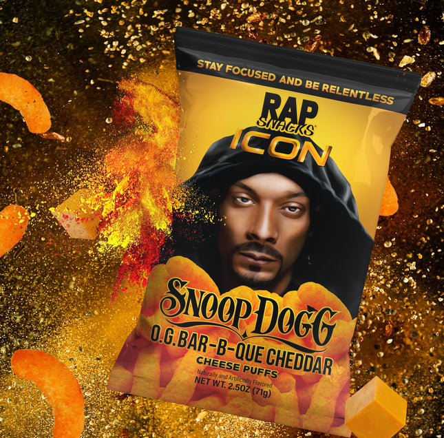 Rap Snacks Snoop Dogg O.G. Bar-B-Que Cheddar Cheese Puffs (2.5oz)