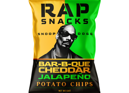 Rap Snacks Snoop Dogg Bar-B-Que Cheddar Jalapeño Chips (2oz)